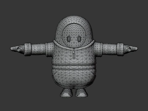 Gan Fall Guy - Fortnite 3D Model