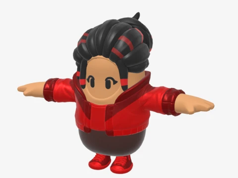 Demi Fall Guy - Fortnite 3D Model