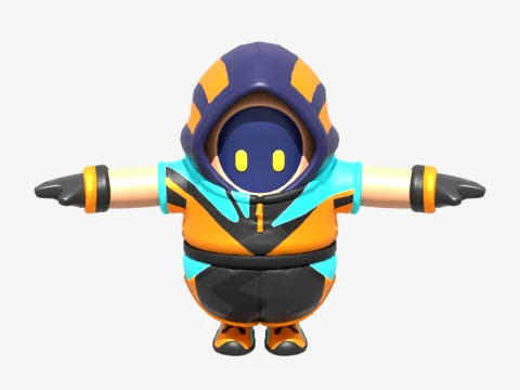 Искатель чемпиона FNCS Fall Guy — Fortnite 3D Модель