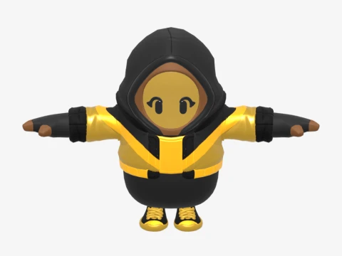 Sandstorm Fall Guy - Fortnite 3D Model