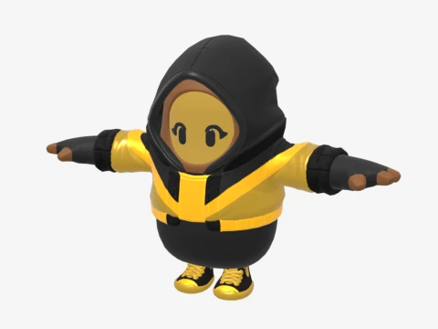 Sandstorm Fall Guy - Fortnite 3D Model
