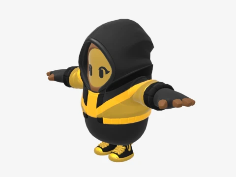 Sandstorm Fall Guy - Fortnite 3D Model