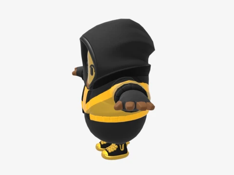 Sandstorm Fall Guy - Fortnite 3D Model