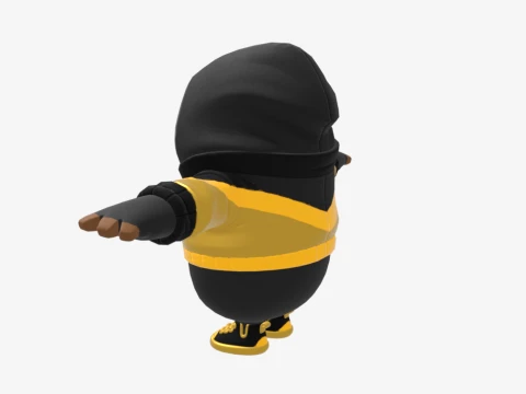 Sandstorm Fall Guy - Fortnite 3D Model