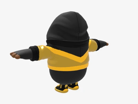 Sandstorm Fall Guy - Fortnite 3D Model