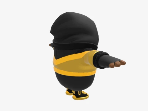 Sandstorm Fall Guy - Fortnite 3D Model