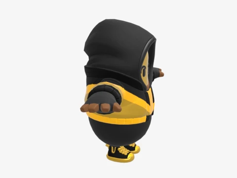 Sandstorm Fall Guy - Fortnite 3D Model