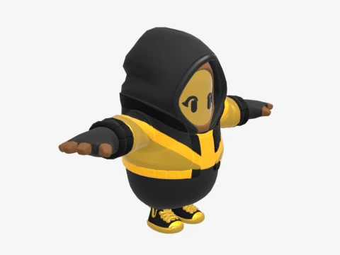 Sandstorm Fall Guy - Fortnite 3D Model