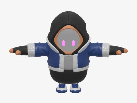 Xander Fall Guy - Fortnite 3D Model