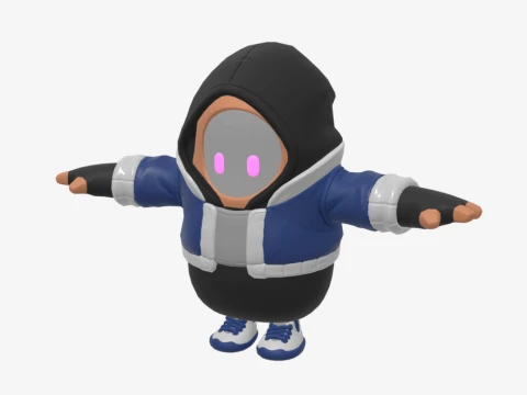 Xander Fall Guy - Fortnite 3D Model