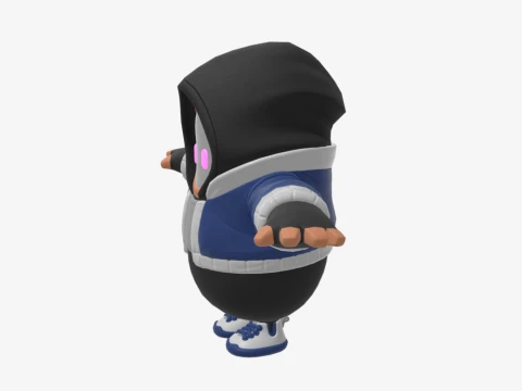 Xander Fall Guy - Fortnite 3D Model