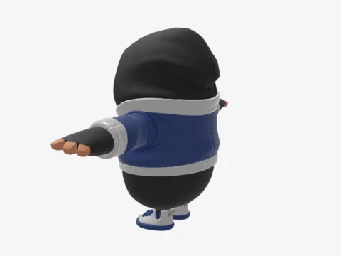 Xander Fall Guy - Fortnite 3D Model