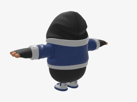 Xander Fall Guy - Fortnite 3D Model