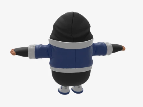 Xander Fall Guy - Fortnite 3D Model
