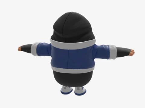 Xander Fall Guy - Fortnite 3D Model