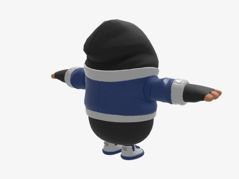 Xander Fall Guy - Fortnite 3D Model