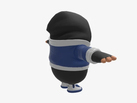 Xander Fall Guy - Fortnite 3D Model