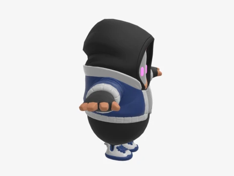 Xander Fall Guy - Fortnite 3D Model