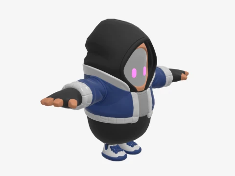 Xander Fall Guy - Fortnite 3D Model