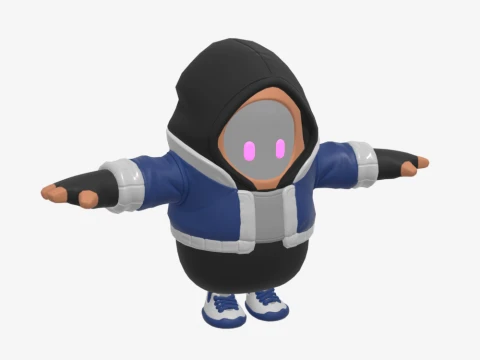 Xander Fall Guy - Fortnite 3D Model