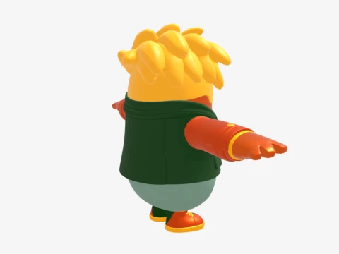 Master Key Fall Guy - Fortnite 3D Model