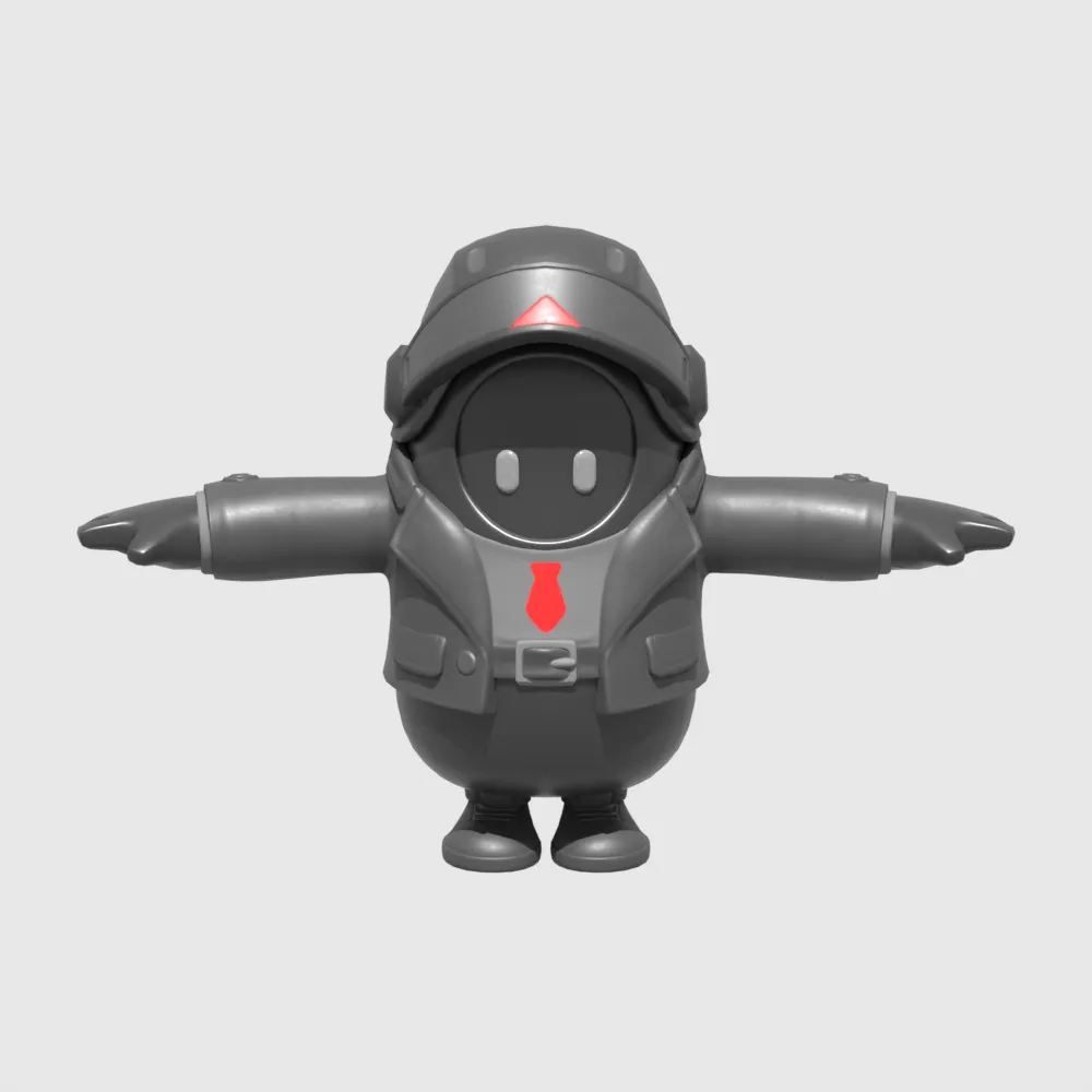 Chaos Agent Fall Guy - Fortnite 3D Model .c4d .max .obj .3ds .fbx .stl .blend