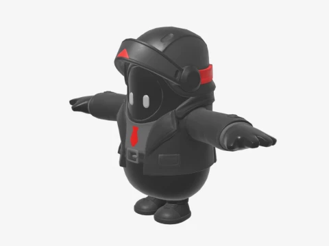 Chaos Agent Fall Guy - Fortnite 3D Model