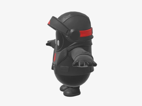 Chaos Agent Fall Guy - Fortnite 3D Model