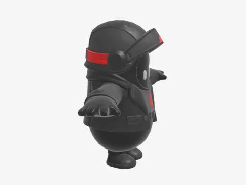 Chaos Agent Fall Guy - Fortnite 3D Model