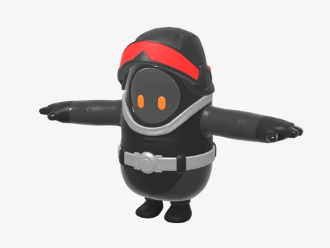 Chaos Explorer Fall Guy - Fortnite 3D Model