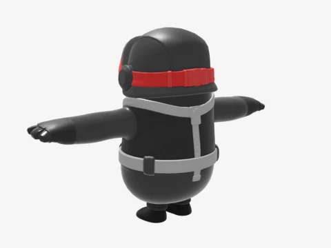 Chaos Explorer Fall Guy - Fortnite 3D Model