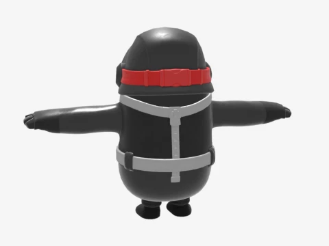 Chaos Explorer Fall Guy - Fortnite 3D Model