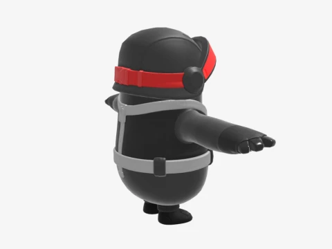 Chaos Explorer Fall Guy - Fortnite 3D Model