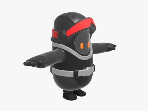 Chaos Explorer Fall Guy - Fortnite 3D Model