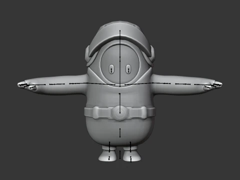 Chaos Explorer Fall Guy - Fortnite 3D Model
