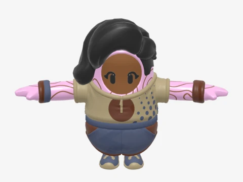 Jules Fall Guy - Fortnite 3D Model
