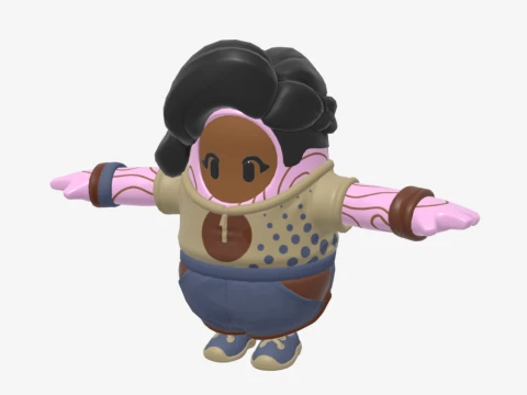 Jules Fall Guy - Fortnite 3D Model