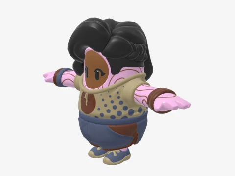 Jules Fall Guy - Fortnite 3D Model
