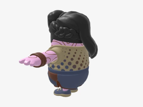 Jules Fall Guy - Fortnite 3D Model