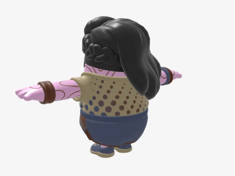 Jules Fall Guy - Fortnite 3D Model