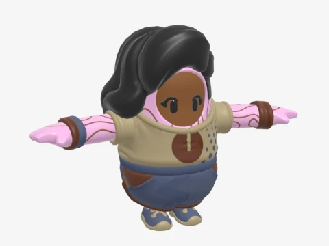Jules Fall Guy - Fortnite 3D Model