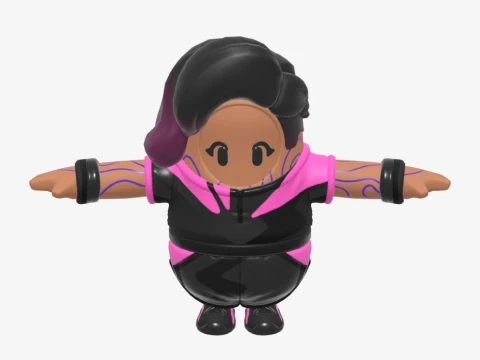 Beach Jules Fall Guy - Fortnite 3D Model
