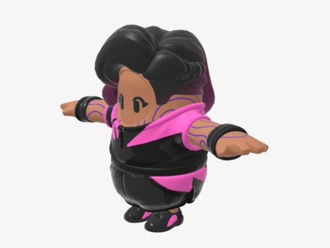 Beach Jules Fall Guy - Fortnite 3D Model
