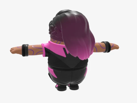 Beach Jules Fall Guy - Fortnite 3D Model