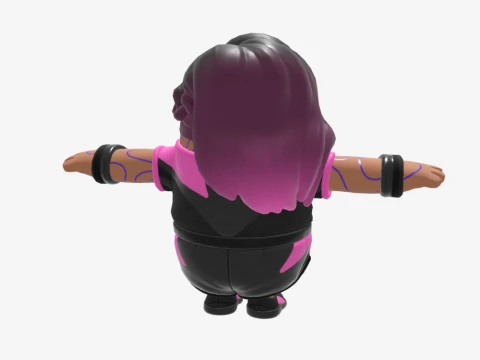 Beach Jules Fall Guy - Fortnite 3D Model