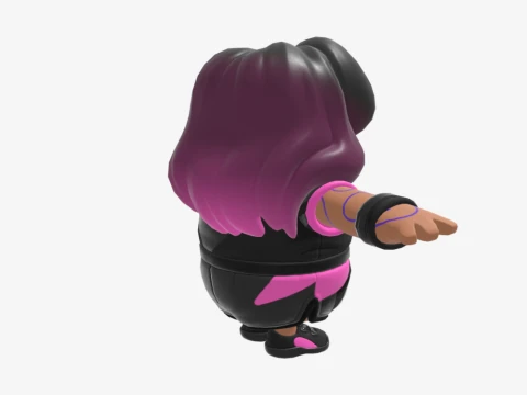 Beach Jules Fall Guy - Fortnite 3D Model
