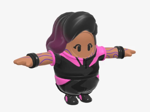 Beach Jules Fall Guy - Fortnite 3D Model