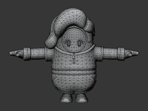 Beach Jules Fall Guy - Fortnite 3D Model