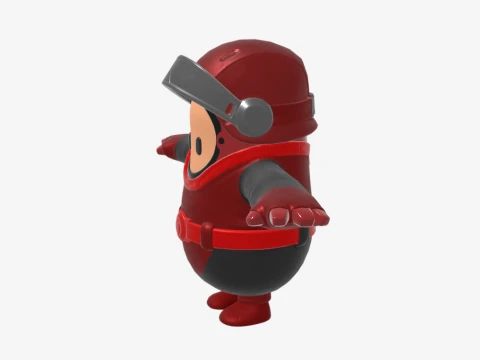 Rogue Navigator Fall Guy - Fortnite 3D Model