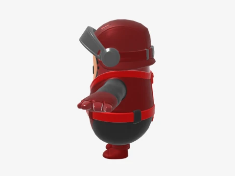 Rogue Navigator Fall Guy - Fortnite 3D Model